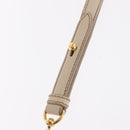Miu Miu Matelasse Hand Bag Leather 2way Beige Gold Auth 167655A-17