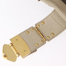 Miu Miu Matelasse Hand Bag Leather 2way Beige Gold Auth 167655A-26