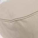 Miu Miu Hand Bag Leather 2way White Gold Auth 167659M-13