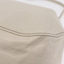 Miu Miu Hand Bag Leather 2way White Gold Auth 167659M-14