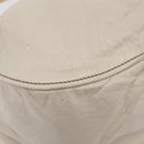 Miu Miu Hand Bag Leather 2way White Gold Auth 167659M-15
