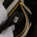 Miu Miu Hand Bag Leather 2way White Gold Auth 167659M-25