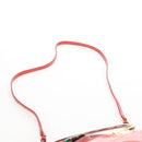 Miu Miu Hand Bag Patent leather 2way Orange Gold Auth 167664A-20