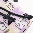 Miu Miu Pouch Canvas Pink Silver Auth 167665M-15