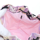 Miu Miu Pouch Canvas Pink Silver Auth 167665M-18