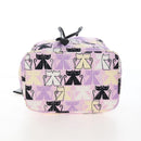 Miu Miu Pouch Canvas Pink Silver Auth 167665M-7
