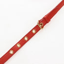 Miu Miu Matelasse Hand Bag Leather 2way Orange Gold Auth 167666A-18