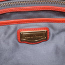 Miu Miu Matelasse Hand Bag Leather 2way Orange Gold Auth 167666A-30