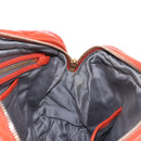 Miu Miu Matelasse Hand Bag Leather 2way Orange Gold Auth 167666A-31