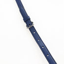 Miu Miu Matelasse Hand Bag Leather 2way Blue Silver Auth 167668M-15