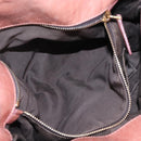 Miu Miu Hand Bag Leather 2way Pink Gold Auth 167669M-26