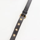Miu Miu Hand Bag Leather 2way Gray Gold Auth 167671M-12