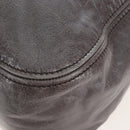 Miu Miu Hand Bag Leather 2way Gray Gold Auth 167671M-16