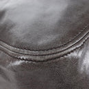 Miu Miu Hand Bag Leather 2way Gray Gold Auth 167671M-17