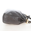 Miu Miu Hand Bag Leather 2way Gray Gold Auth 167671M-5