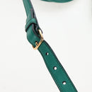 Miu Miu Hand Bag Leather 2way Green Gold Auth 167672M-9