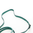 Miu Miu Hand Bag Leather 2way Green Gold Auth 167672M-15