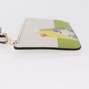LOEWE x Studio Ghibli Mr. Otori Card Case Leather Beige Gold Auth 167674SM-4