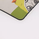 LOEWE x Studio Ghibli Mr. Otori Card Case Leather Beige Gold Auth 167674SM-7