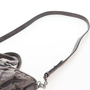 Miu Miu Hand Bag Leather 2way Gray Silver Auth 167675A-15