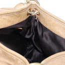 Miu Miu Matelasse Hand Bag Leather 2way Beige Gold Auth 167677M-29
