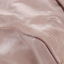 Miu Miu Hand Bag Leather 2way Pink Gold Auth 167681M-16