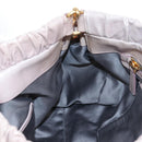 Miu Miu Hand Bag Leather 2way Pink Gold Auth 167681M-25