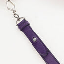 Miu Miu Hand Bag Leather 2way Purple Silver Auth 167682M-16