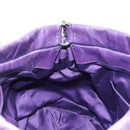 Miu Miu Hand Bag Leather 2way Purple Silver Auth 167682M-27