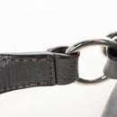 Miu Miu Hand Bag Leather Gray Silver Auth 167684-17