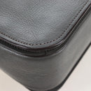 Miu Miu Hand Bag Leather Gray Silver Auth 167684-20