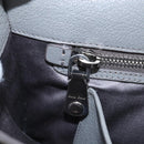 Miu Miu Hand Bag Leather Gray Silver Auth 167684-33