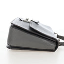 Miu Miu Hand Bag Leather Gray Silver Auth 167684-4