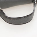Miu Miu Hand Bag Leather Gray Silver Auth 167684-7