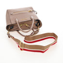 Miu Miu Hand Bag Leather 2way Pink Gold Auth 167688M-9