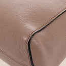 Miu Miu Hand Bag Leather 2way Pink Gold Auth 167688M-21