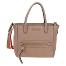 Miu Miu Hand Bag Leather 2way Pink Gold Auth 167688M-13