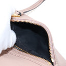 Miu Miu Hand Bag Leather 2way Pink Gold Auth 167688M-24