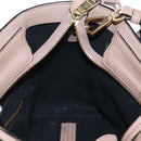 Miu Miu Hand Bag Leather 2way Pink Gold Auth 167688M-27