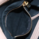 Miu Miu Hand Bag Leather 2way Pink Gold Auth 167688M-30