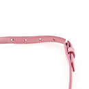 Miu Miu Matelasse Hand Bag Leather 2way Pink Silver Auth 167689A-19