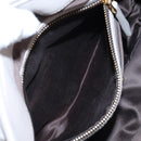 Miu Miu Matelasse Hand Bag Leather 2way Gray Gold Auth 167690M-32