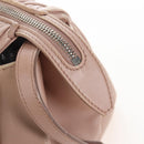Miu Miu Matelasse Hand Bag Leather 2way Pink Silver Auth 167692A-25