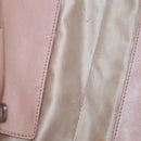 Miu Miu Matelasse Hand Bag Leather 2way Pink Silver Auth 167692A-31