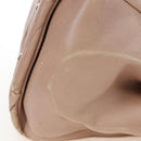 Miu Miu Matelasse Hand Bag Leather 2way Pink Silver Auth 167692A-9