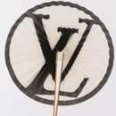 LOUIS VUITTON Japanese Fan Paper Not For Sale White LV Auth 167695M-3