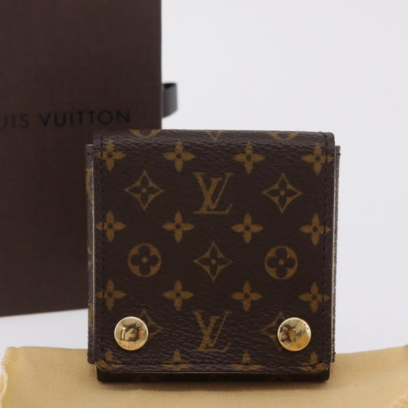 LOUIS VUITTON Monogram Jewelry case Jewelry Box LV Auth 167696M