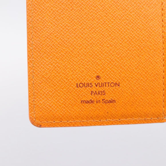 LOUIS VUITTON Epi Agenda PM Day Planner Cover Mandarin R2005H LV Auth 167698V