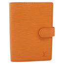 LOUIS VUITTON Epi Agenda PM Day Planner Cover Mandarin R2005H LV Auth 167698V-13