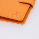 LOUIS VUITTON Epi Agenda PM Day Planner Cover Mandarin R2005H LV Auth 167698V-7